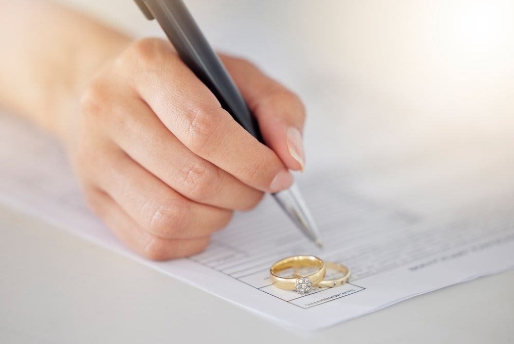 certification de mariage